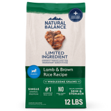Natural Balance Limited Ingredient Lamb & Brown Rice Puppy Recipe Dry Dog Food