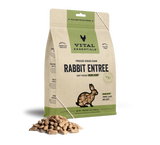 Vital Essentials Grain Free Rabbit Mini Nibs Freeze Dried Raw Food for Cats