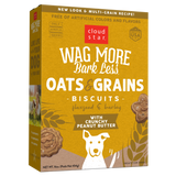 Cloud Star Wag More Bark Less Oats & Grains Crunchy Peanut Butter Dog Treats