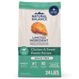 Natural Balance Limited Ingredient Grain Free Dry Dog Food, Chicken & Sweet Potato Recipe