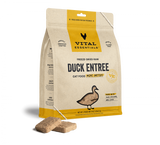 Vital Essentials Grain Free Duck Mini Patties Freeze Dried Raw Food for Cats