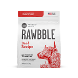 Bixbi Rawbble Freeze Dried Grain Free Beef Recipe for Dogs