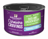 Stella & Chewy's Carnivore Cravings Purrfect Pate Duck & Chicken Pate Recipe in Broth Wet Cat Food