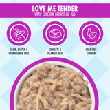 Weruva Dogs in the Kitchen Love Me Tender Grain Free Chicken Dog Food Pouch