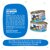 Weruva BFF Oh My Gravy Love Munchkin Grain Free Chicken & Pumpkin in Gravy Canned Cat Food