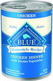 Blue Buffalo Homestyle Recipe Adult Chicken Dinner with Garden Vegetables Canned Dog Food