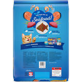 Friskies Dry Cat Food Seafood Sensations With Salmon, Tuna, and Shrimp Flavors