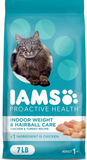 Iams Proactive Health Indoor Weight and Hairball Care Dry Cat Food