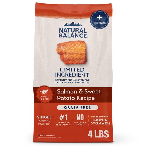 Natural Balance Limited Ingredient Grain Free Salmon & Sweet Potato Recipe Dry Dog Food