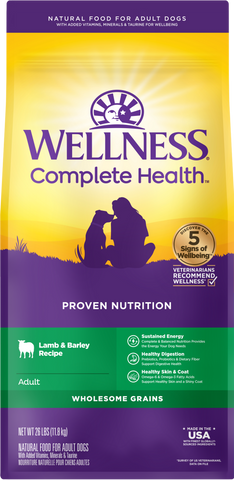 Wellness Complete Health Natural Lamb & Barley Recipe Dry Dog Food