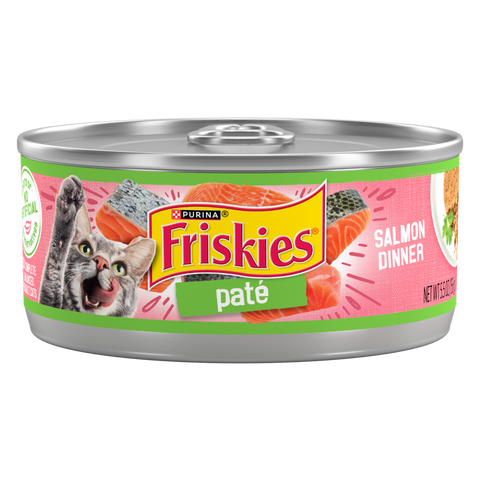 Friskies Pate Salmon Dinner Canned Cat Food