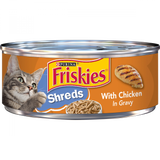 Friskies Savory Shreds with Chicken in Gravy Canned Cat Food