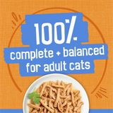 Friskies Savory Shreds with Chicken in Gravy Canned Cat Food