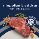 Canidae Pure Farm To Bowl Free-Range Bison, Lentil & Carrot Recipe Dog Food