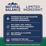 Natural Balance Limited Ingredient Lamb & Brown Rice Small Breed Recipe Dry Dog Food