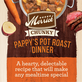 Merrick Grain Free Chunky Pappy's Pot Roast Dinner Canned Dog Food