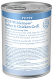 Blue Buffalo Wilderness High-Protein Grain-Free Turkey & Chicken Grill Puppy Canned Dog Food