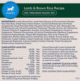 Natural Balance Limited Ingredient Lamb & Brown Rice Puppy Recipe Dry Dog Food