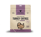 Vital Essentials Freeze Dried Grain Free Turkey Mini Patties Entree for Dogs Food