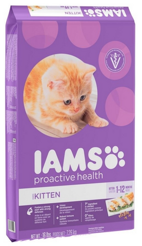 Iams ProActive Health Kitten Chicken Recipe Dry Cat Food