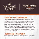 Wellness CORE Natural Grain Free Hearty Cuts Chicken and Turkey Canned Dog Food
