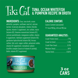 Tiki Cat Aloha Friends Grain Free Tuna with Ocean Whitefish and Pumpkin Canned Cat Food