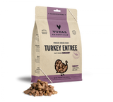 Vital Essentials Grain Free Turkey Mini Nibs Freeze Dried Raw Food for Cats