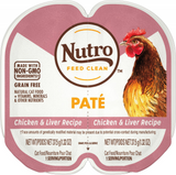 Nutro Perfect Portions Adult Grain Free Chicken & Liver Pate Wet Cat Food Trays