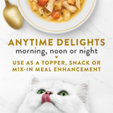 Fancy Feast Classic Broths with Chicken & Vegetables Supplemental Cat Food Pouches