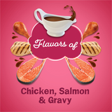 Friskies Gravy Swirlers Chicken & Salmon Flavor Dry Cat Food