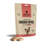 Vital Essentials Grain Free Chicken Dinner Patties Freeze Dried Raw Food for Cats