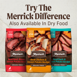 Merrick Slow-Cooked BBQ Premium Healthy Real Meat Grain Free Canned Dog Food, Texas Style With Braised Beef