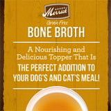 Merrick Grain Free Chicken Bone Broth Wet Dog Food Topper