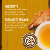 Merrick Grain Free Chicken Bone Broth Wet Dog Food Topper