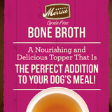 Merrick Grain Free Turkey Bone Broth Wet Dog Food Topper