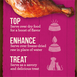 Merrick Grain Free Turkey Bone Broth Wet Dog Food Topper