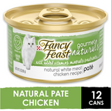 Fancy Feast Gourmet Naturals Grain-Free Pate White Meat Chicken Recipe Adult Wet Cat Food