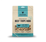 Vital Essentials Freeze Dried Beef Tripe Nibblets Grain Free Limited Ingredient Dog Treats