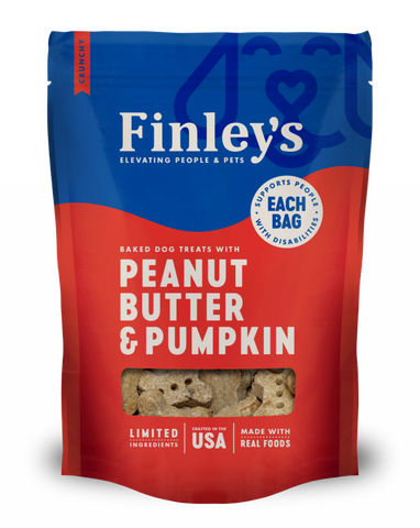 Finley's Peanut Butter & Pumpkin Crunchy Biscuits