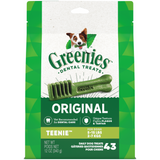 Greenies Adult Natural Dental Dog Treats Teenie Size, Original Flavor