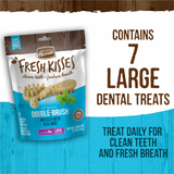 Merrick Fresh Kisses Dog Dental Treats With Mint Breath Strips Dog Treats for Large Breeds