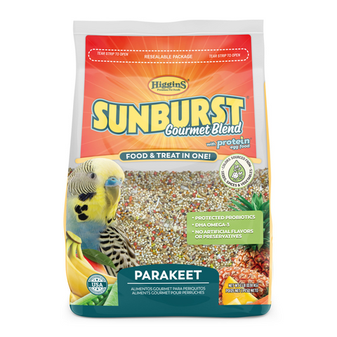 Higgins Sunburst Gourmet Blend Parakeet Food