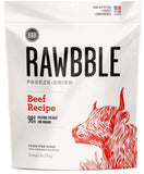 Bixbi Rawbble Freeze Dried Grain Free Beef Recipe for Dogs