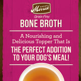Merrick Grain Free Turkey Bone Broth Wet Dog Food Topper