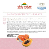 Almo Nature HQS Complete Cat Grain Free Salmon with Papaya Canned Cat Food