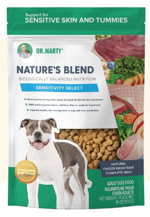 Dr Marty Nature's Blend Sensitivity Select Freeze Dried Raw Dog Food