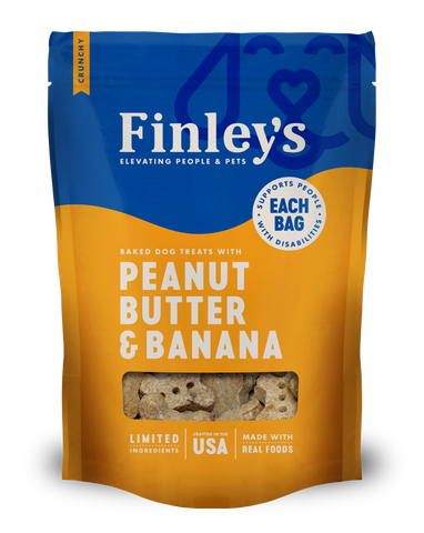 Finleys Peanut Butter & Banana Crunchy Biscuits