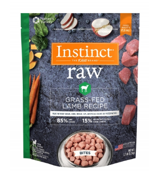Instinct® Raw Frozen Bites Grass-Fed Lamb Recipe